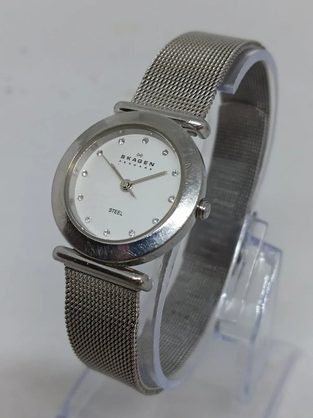 Skagen 107SSSD Women's 25mm S/ Steel Mesh Band Slim Profile Quartz Watch